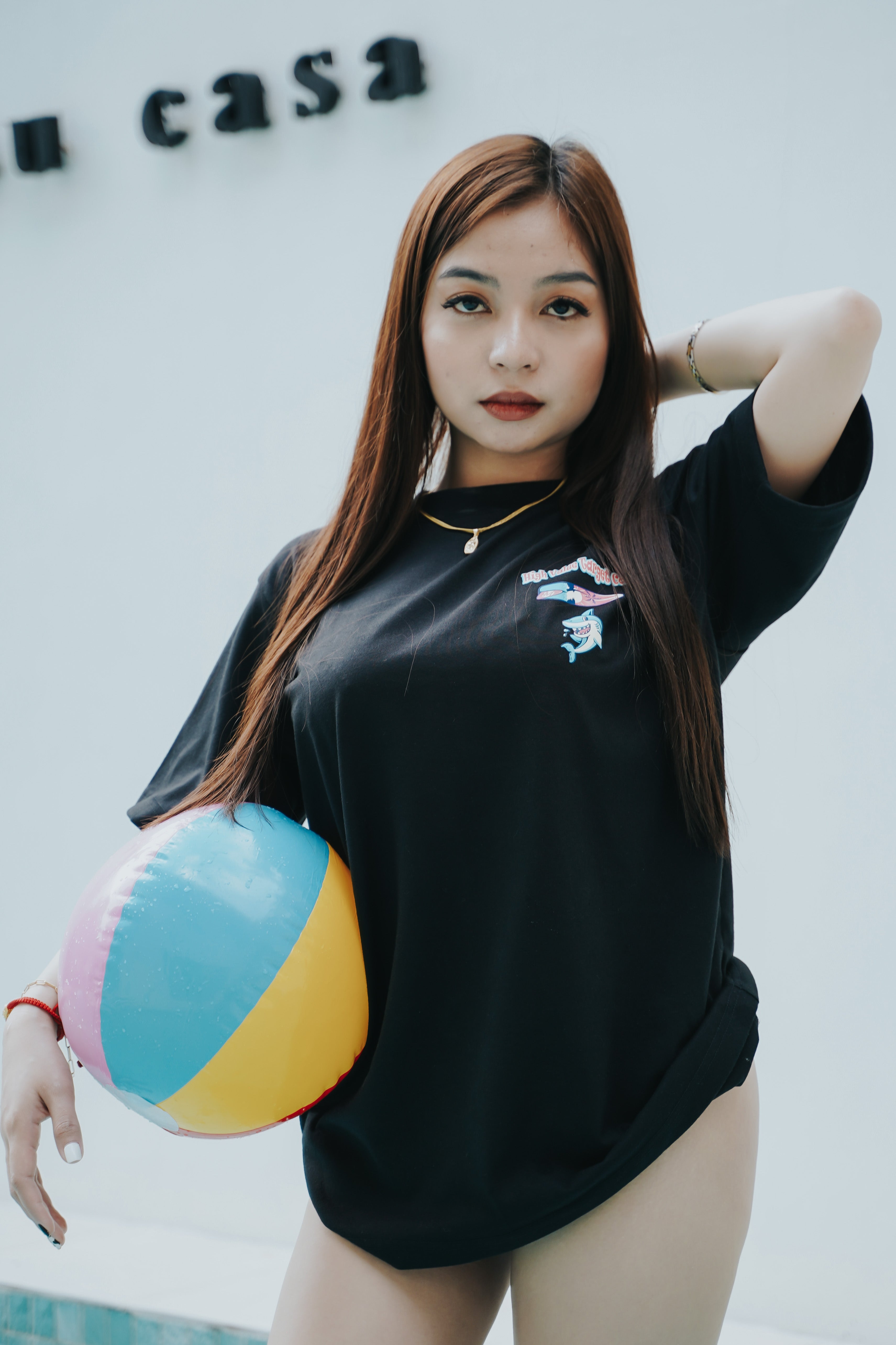 HIGH VALUE TARGET " HVT VACATION MODE ON" BLACK CVC Cotton Unisex T-SHIRT