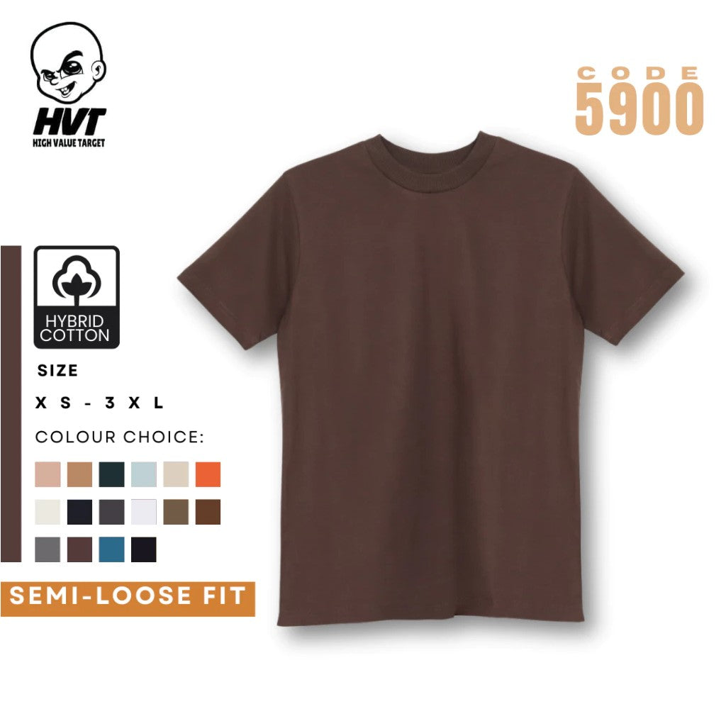 EARTH - HVT Premium Quality Oversized Plain Crewneck T-shirts - Unisex Heavy Hybrid Soft Cotton Shirts - Menswear and women Casual Tshirt