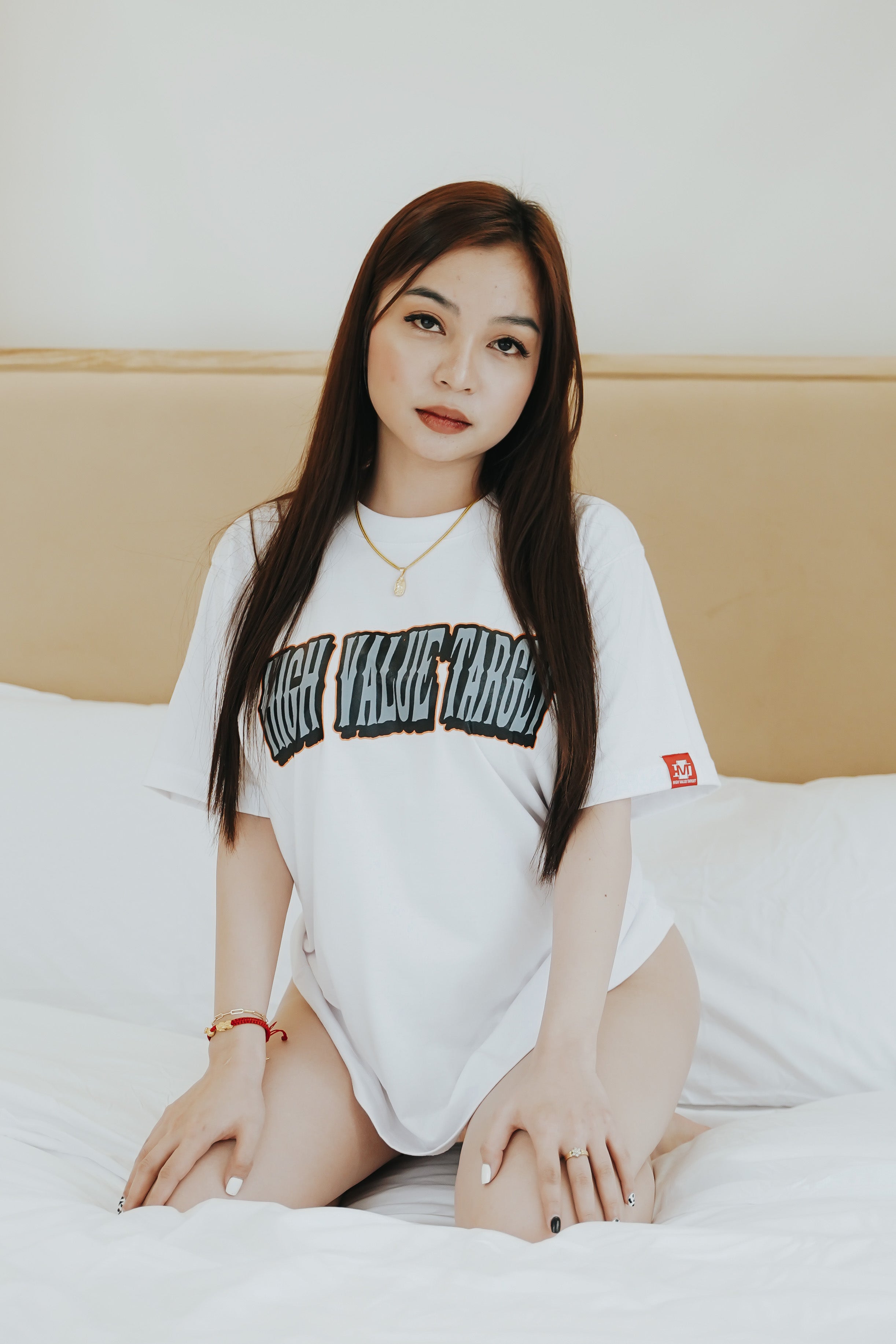 HIGH VALUE TARGET "HATERS GONNA HATE" WHITE CVC COTTON UNISEX T-SHIRT